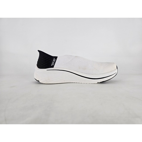 Skechers Max Cushioning Elite 2.0 White Black Womens Athletic Sneaker‎ Sz 9.5